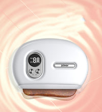 Sleek white zdeer electronic bread maker with digital display and fresh bread loaf inside